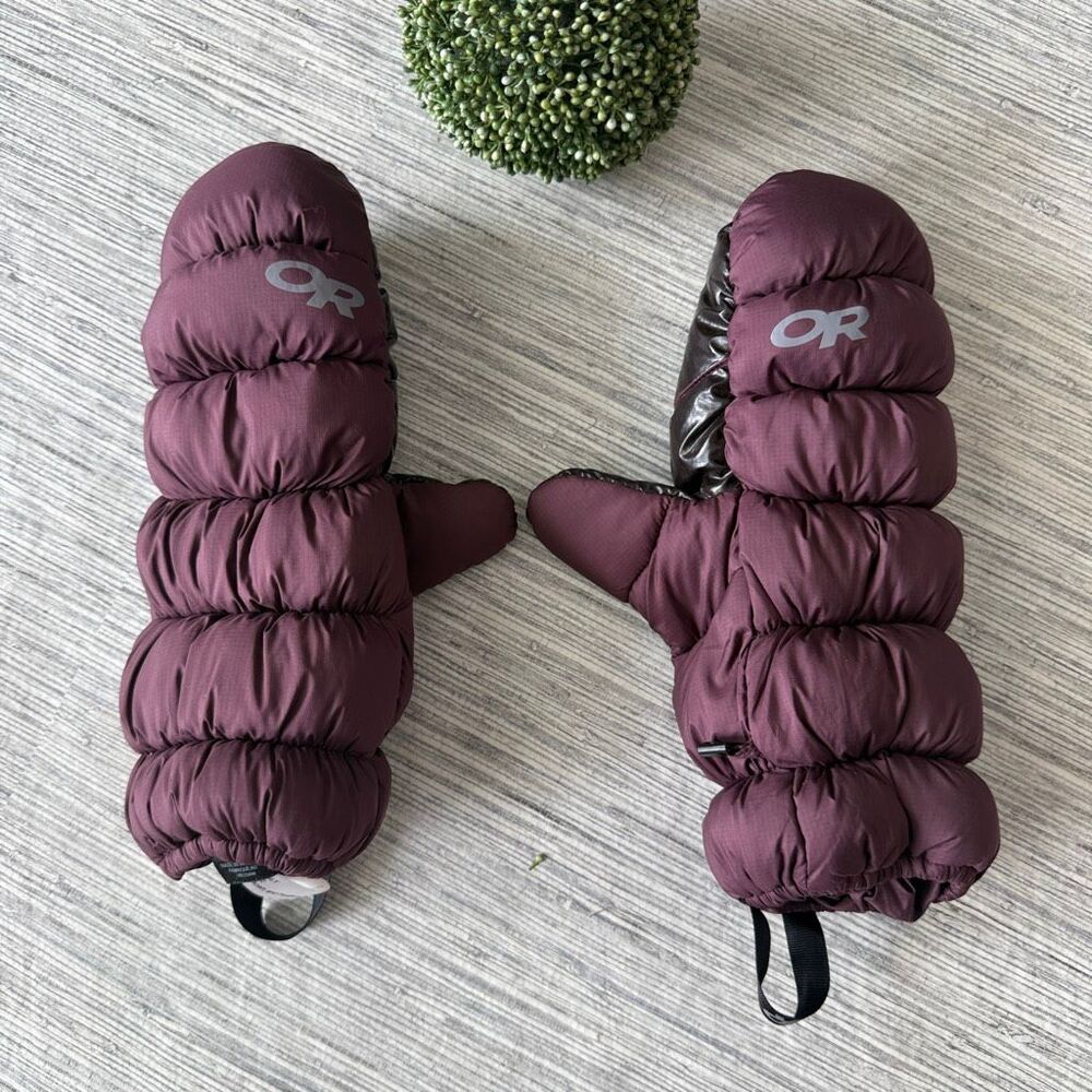 Outdoor Research Cold Front Down Mitts Like New Large